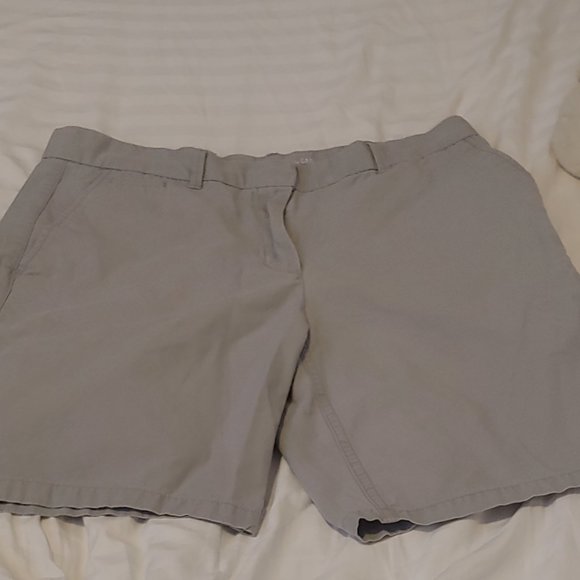 Gap Boyfriend roll-up shorts gray size 6 - Picture 1 of 7